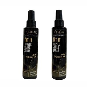 2 L'Oreal TXT IT Tousle Waves All Day Spray 6.8 oz Matte Texture Rare